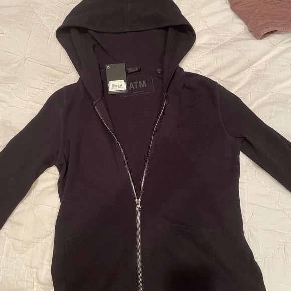 ATM Anthony Thomas Melillo Tops - ATM Zipper hoodie